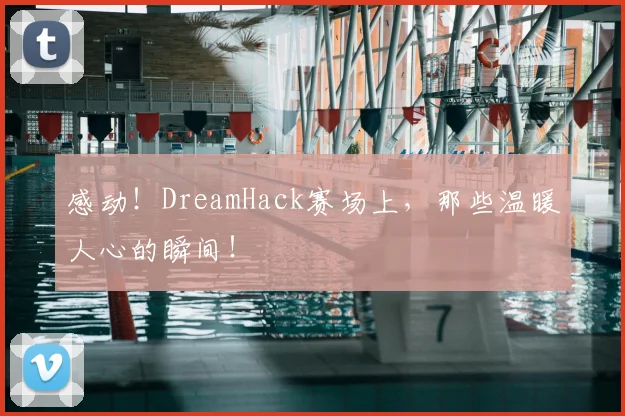 感动！DreamHack赛场上，那些温暖人心的瞬间！